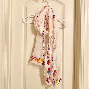 Madewell silk blend scarf